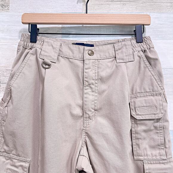 5.11 TACTICAL Cotton Canvas Pants Khaki Cargo Straight Leg Workwear Womens 8 - Picture 2 of 6
